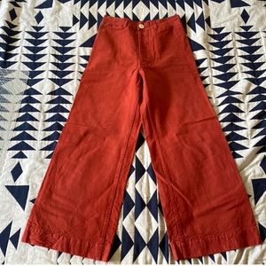 Jesse Kamm Sailor Pants size M (6) Iron Oxide